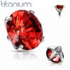 Náhradní kamínek TITAN, závit 1,2 mm, 3mm (modrá)