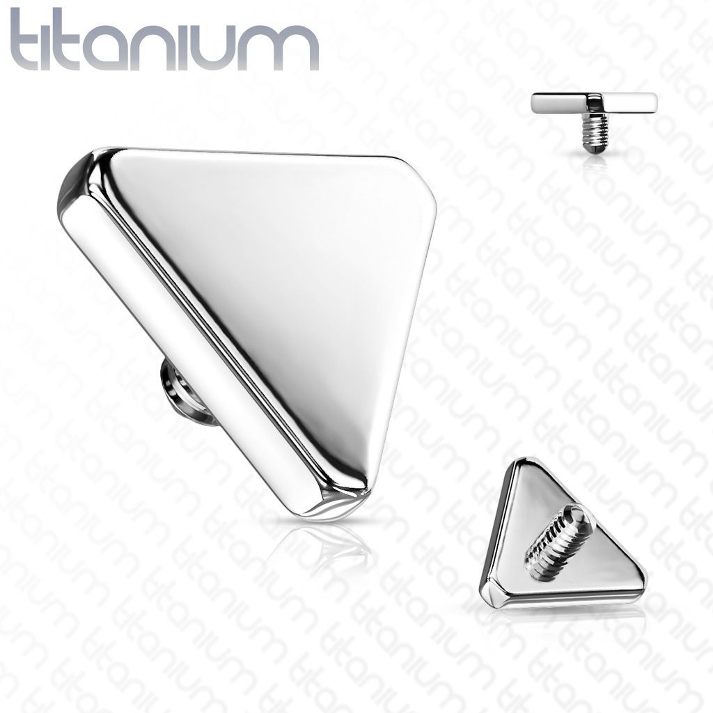 Levně S4U Ozdobný trojúhelník k dermálu TITAN, závit 1,6 mm - TIT1081