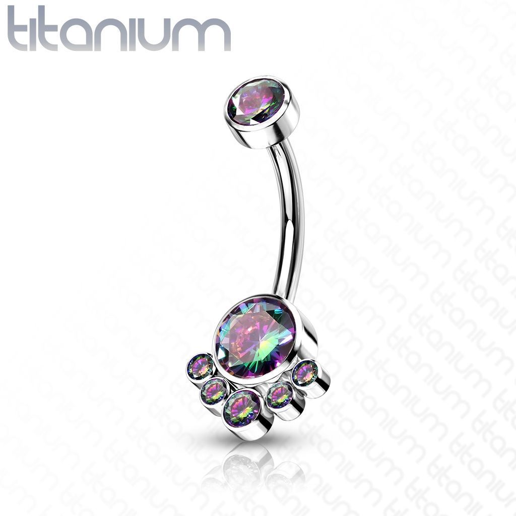 Piercing do pupíku - TITAN (vitrail medium) - TIT1104-M