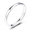 NB101 Stříbrný snubní prsten šíře 2 mm (56)
