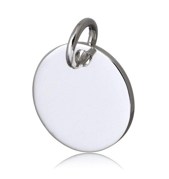 S4U Ocelový přívěsek kruh 14 mm - DR1303