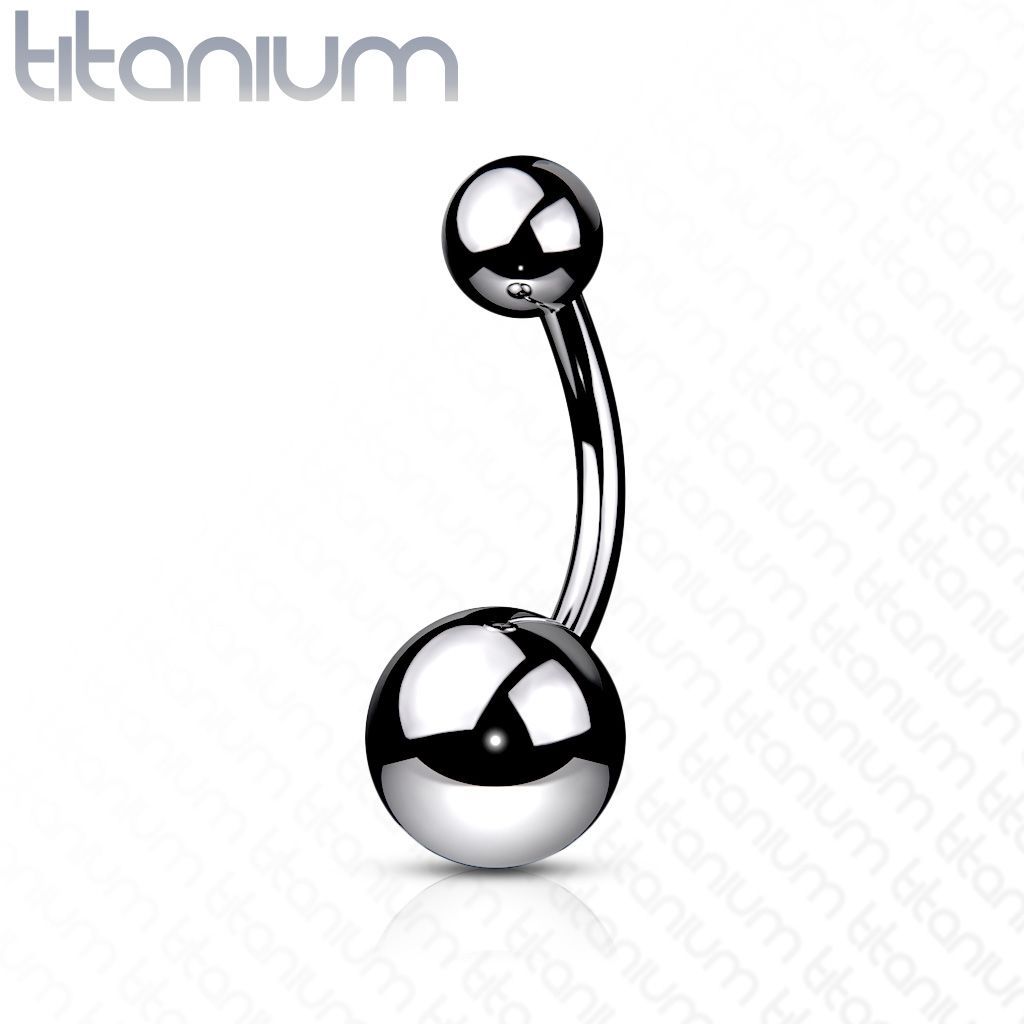 Piercing do pupíku - TITAN (1,6 x 11 mm) - TIT1108-1611