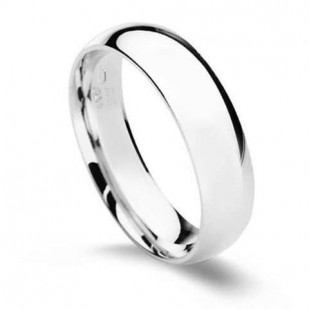 CS2042-5 Dámský stříbrný prsten, šíře 5 mm
