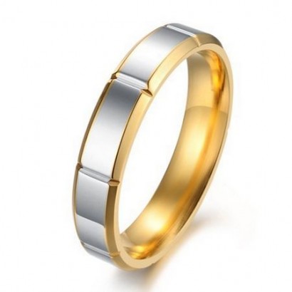 OPR0052 Dámský ocelový prsten, šíře 4 mm (52)