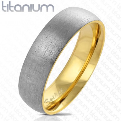 TT1040 Dámský snubní prsten titan (52)