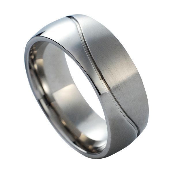 NUBIS NSS1019 Pánský snubní prsten (65) - NSS1019-65