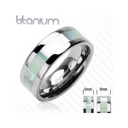 TT1006 Pánský snubní prsten titan (60)