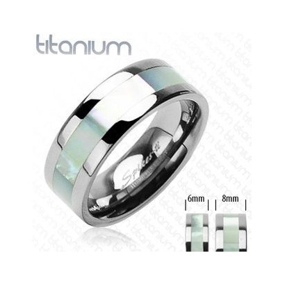 TT1006 Pánský snubní prsten titan (70)