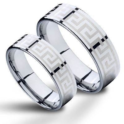 NUBIS NWF1056 Pánský snubní prsten wolfram (68) - NWF1056-68