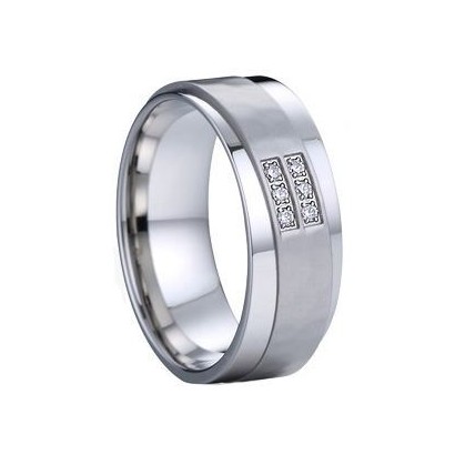 AN1028 Dámský snubní prsten se zirkony (52)