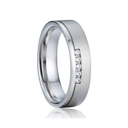 AN1012 Dámský snubní prsten se zirkony (52)