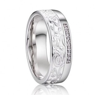 AN1038 Dámský snubní prsten, stříbro AG 925/1000