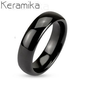 NUBIS KM1000-6 Pánský keramický prsten, šíře 6 mm (60) - KM1000-6-60