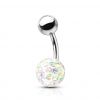 Piercing do pupíku s kamínky Crystals From Swarovski® kulička 8mm