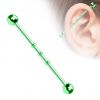 Industrial piercing (žluté zlato)