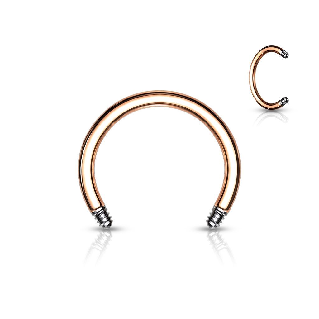 Levně S4U Náhradní podkova zlacená (1,2 x 8 mm) - ND025RD-1208