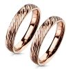 OPR1833 Zlacené ocelové snubní prsteny - pár [0]