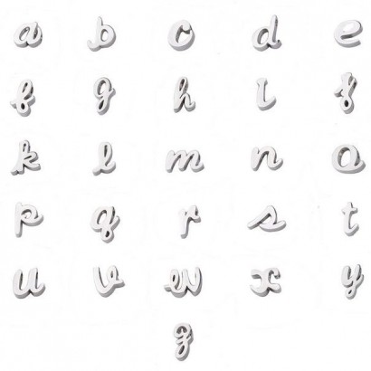 Navlékací ocelový přívěsek iniciála - písmeno I