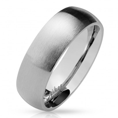 OPR0028 Dámský prsten matný, šíře 6 mm (49)