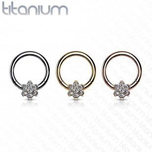 Segment kruh - septum piercing TITAN