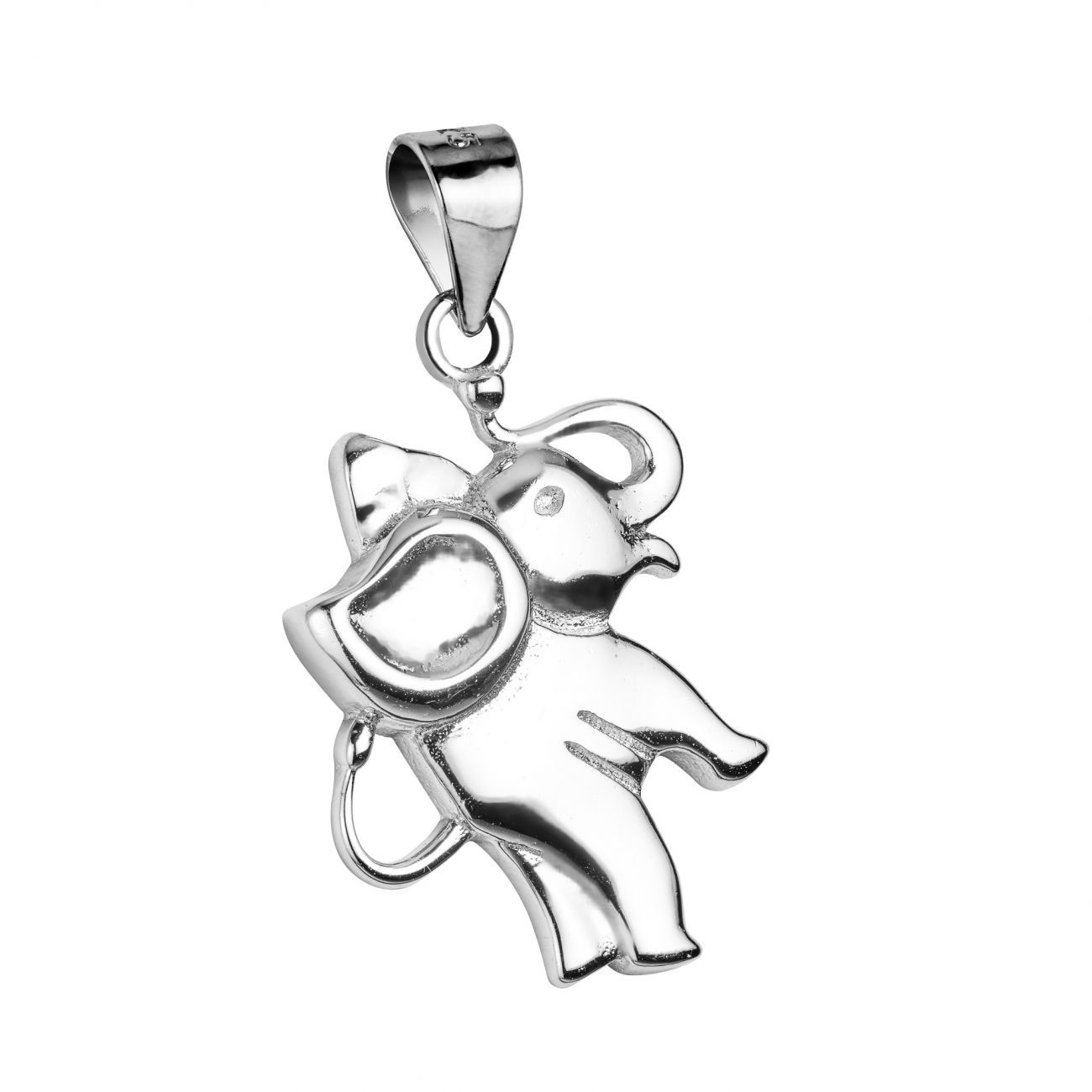 NUBIS Stříbrný přívěsek - slon - NB-4067