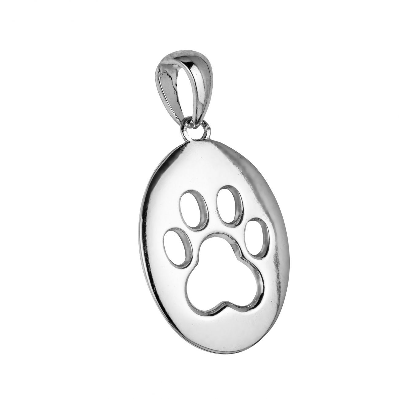 NUBIS Stříbrný přívěsek - tlapka - NB-4069