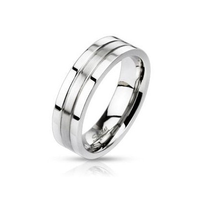 OPR1406 Pánský snubní prsten šíře 6 mm (55)