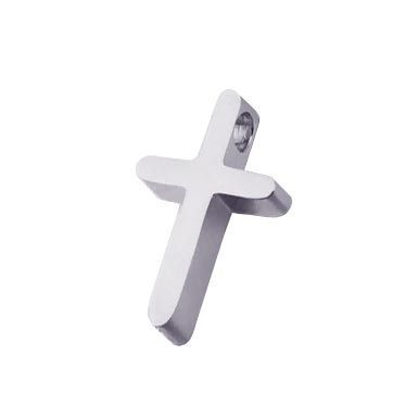 S4U Drobný ocelový přívěsek - křížek - PP-1020-ST