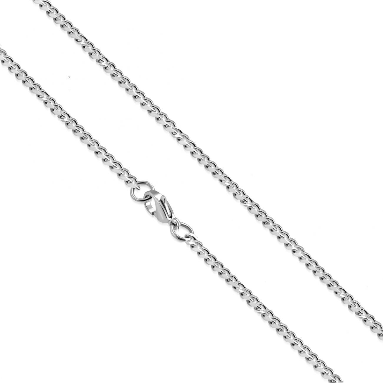 Levně S4U Ocelový řetízek pancer tl. 1,5 mm (45 cm) - OPE1260-015-45