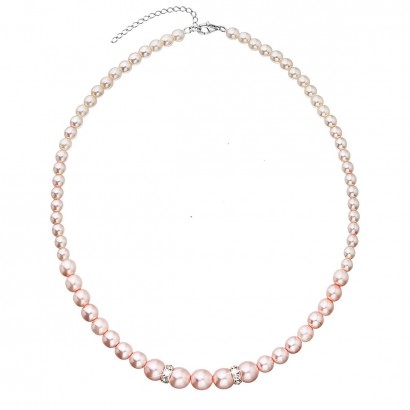 Perlový náhrdelník růžový 32036.3