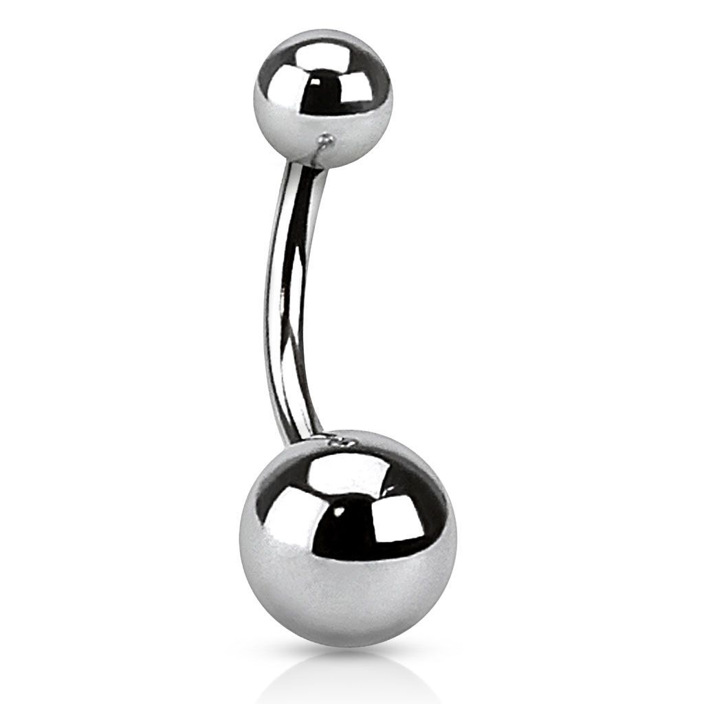Piercing do pupíku - banánek (1,6 x 10 mm)