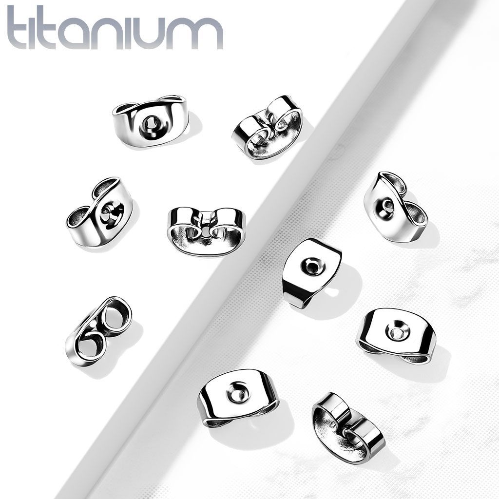 S4U Náušnicový puzetový uzávěr TITAN - 1 kus - KM2016