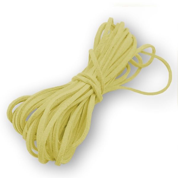 S4U Semišová šňůrka krémová - 2,5 mm, délka 100 cm - LR8001-06