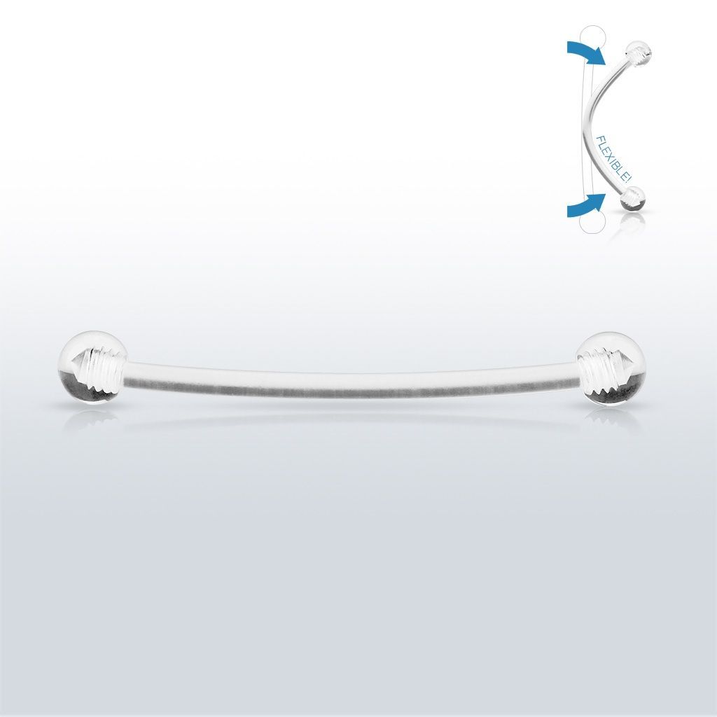 S4U Piercing do jazyka BioFlex, 1,6 x 16 mm - PJ01214-16