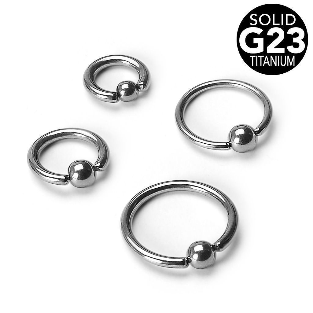 Piercing - kruh titan tl. 1,6 mm (1,6 x 11 x 4 mm)