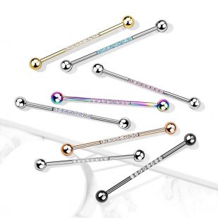 Industrial piercing s kamínky