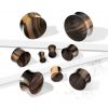 Plug do ucha Ebony wood (19 mm)