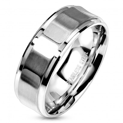 Pánský ocelový prsten (70)
