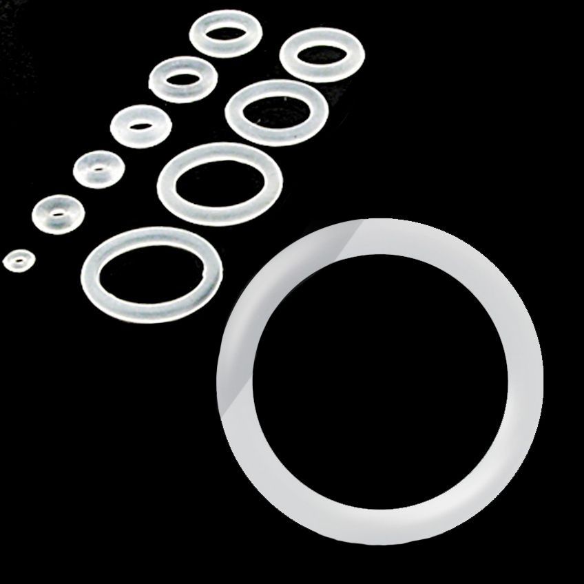 S4U Piercing - náhradní průhledná gumička na plug (15 mm) - ND01021-C-15