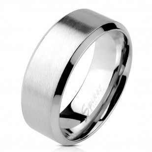 OPR1393 Pánský snubní prsten šíře 8 mm