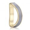 AN1014 Dámský snubní ocelový prsten vlnka (52)