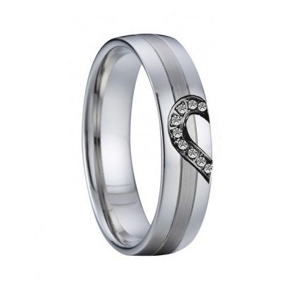 AN1029 Dámský snubní ocelový prsten (54)