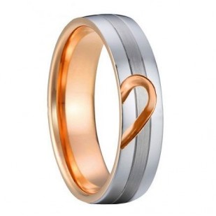 AN1013 Pánský snubní ocelový prsten