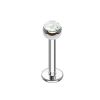 Piercing do brady - labreta 1,2 x 8 mm (modrá)