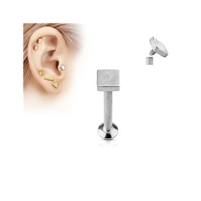 Piercing do brady - labreta 1,2 x 6 mm, čtverec