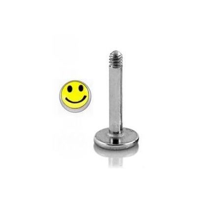 Piercing do brady - labreta - smajlík