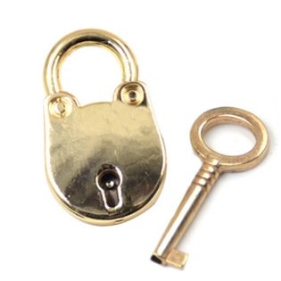 S4U Zámeček lásky zlacený, rozměr 37 x 22 mm - ZA0014