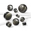 Plug do ucha - zlatý obsidián (19 mm)